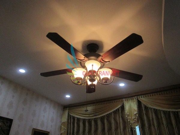 Quạt trần trang trí sang trọng.